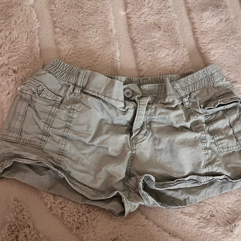 Casual Gray Cargo Shorts